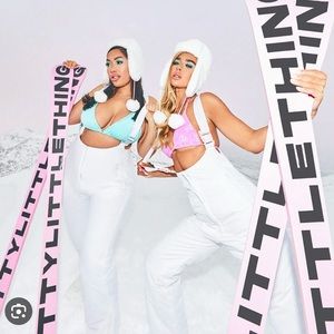 PRETTY LITTLE THINGS SKI BIB SIZE 10 NEW WITH TAGS SMOKE & PET FREE HOME